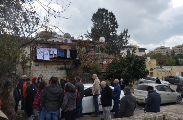 Solidarity visit in Sheikh Jarrah